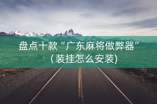 盘点十款“广东麻将做弊器”（装挂怎么安装)