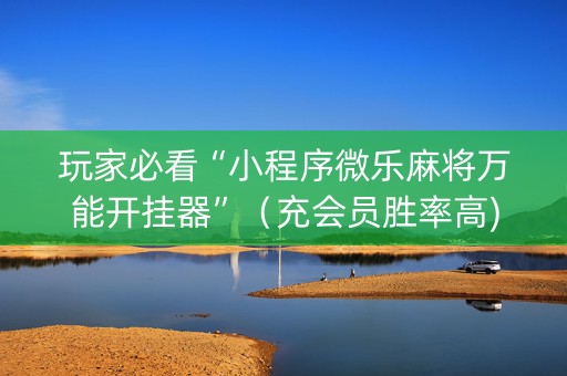玩家必看“小程序微乐麻将万能开挂器”（充会员胜率高)