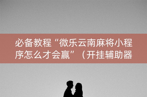 必备教程“微乐云南麻将小程序怎么才会赢”（开挂辅助器插件)