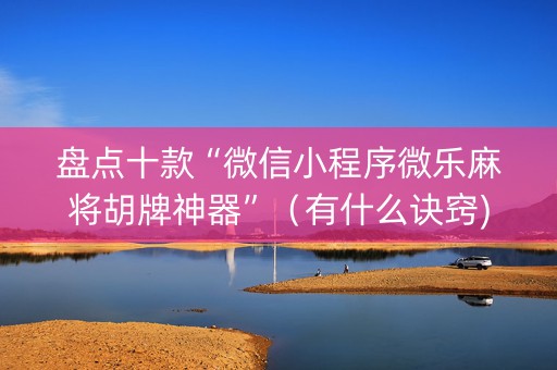 盘点十款“微信小程序微乐麻将胡牌神器”（有什么诀窍)