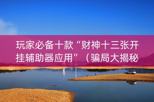 玩家必备十款“财神十三张开挂辅助器应用”（骗局大揭秘)
