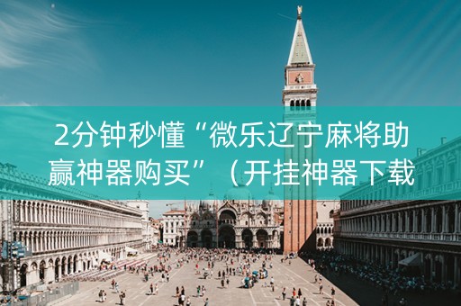 2分钟秒懂“微乐辽宁麻将助赢神器购买”（开挂神器下载)