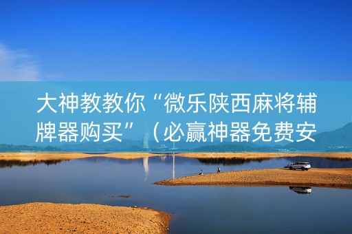 大神教教你“微乐陕西麻将辅牌器购买”（必赢神器免费安装)