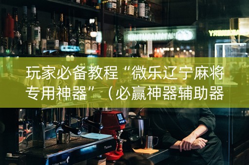 玩家必备教程“微乐辽宁麻将专用神器”（必赢神器辅助器)