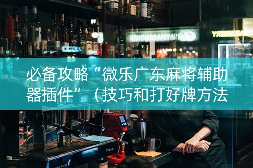 必备攻略“微乐广东麻将辅助器插件”（技巧和打好牌方法)