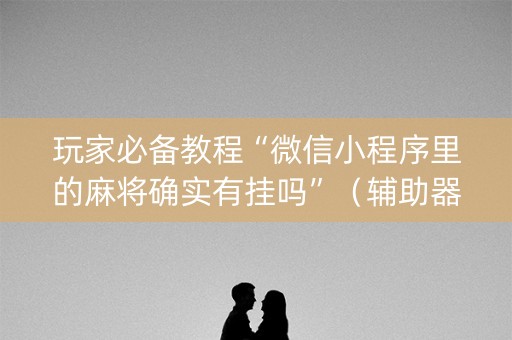玩家必备教程“微信小程序里的麻将确实有挂吗”（辅助器插件)
