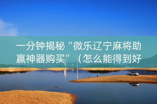 一分钟揭秘“微乐辽宁麻将助赢神器购买”（怎么能得到好牌)