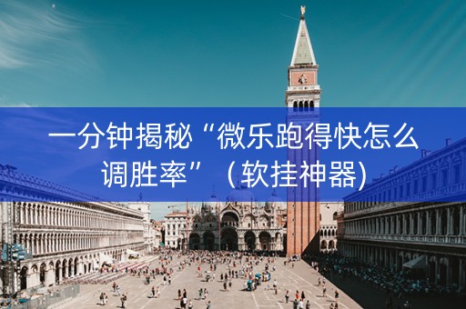 一分钟揭秘“微乐跑得快怎么调胜率”（软挂神器)