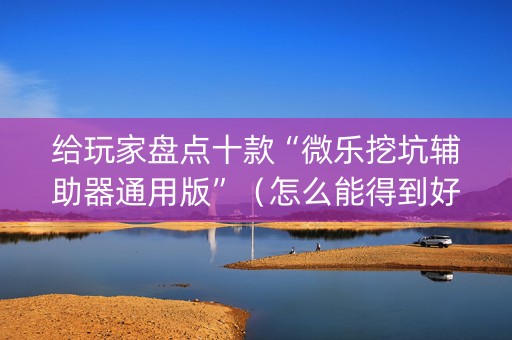 给玩家盘点十款“微乐挖坑辅助器通用版”（怎么能得到好牌)