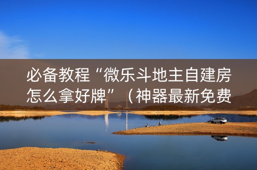 必备教程“微乐斗地主自建房怎么拿好牌”（神器最新免费)