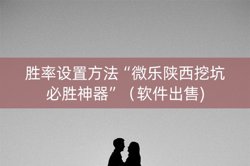 胜率设置方法“微乐陕西挖坑必胜神器”（软件出售)