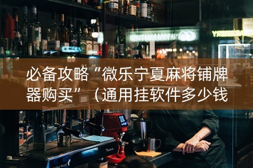 必备攻略“微乐宁夏麻将铺牌器购买”（通用挂软件多少钱)