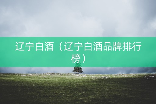 辽宁白酒（辽宁白酒品牌排行榜）