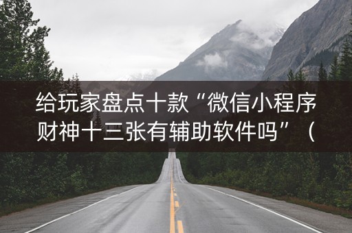 给玩家盘点十款“微信小程序财神十三张有辅助软件吗”（小程序怎么才会赢)