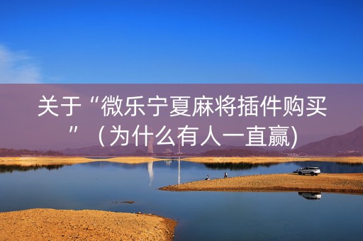 关于“微乐宁夏麻将插件购买”（为什么有人一直赢)