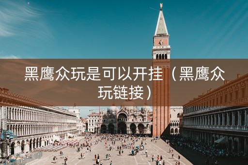 黑鹰众玩是可以开挂（黑鹰众玩链接）