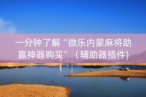 一分钟了解“微乐内蒙麻将助赢神器购买”（辅助器插件)