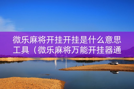 微乐麻将开挂开挂是什么意思工具（微乐麻将万能开挂器通用版）