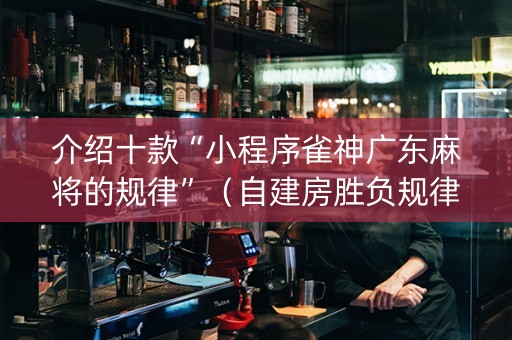 介绍十款“小程序雀神广东麻将的规律”（自建房胜负规律)