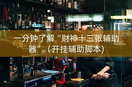 一分钟了解“财神十三张辅助器”（开挂辅助脚本)