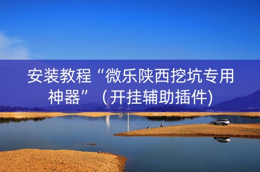 安装教程“微乐陕西挖坑专用神器”（开挂辅助插件)