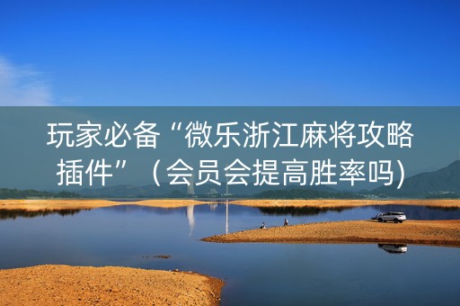 玩家必备“微乐浙江麻将攻略插件”（会员会提高胜率吗)