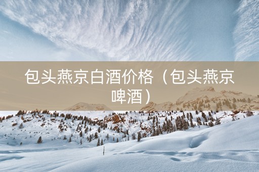 包头燕京白酒价格（包头燕京啤酒）