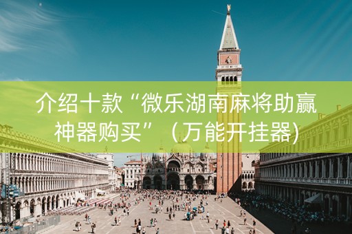 介绍十款“微乐湖南麻将助赢神器购买”（万能开挂器)
