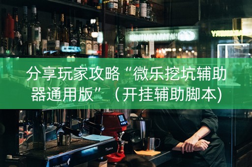 分享玩家攻略“微乐挖坑辅助器通用版”（开挂辅助脚本)