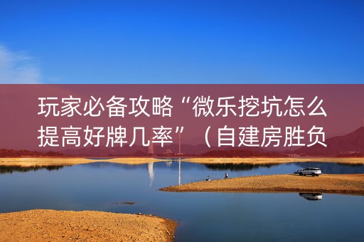 玩家必备攻略“微乐挖坑怎么提高好牌几率”（自建房胜负规律)