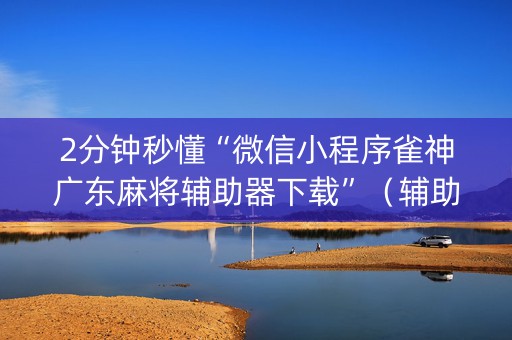 2分钟秒懂“微信小程序雀神广东麻将辅助器下载”（辅助器插件)