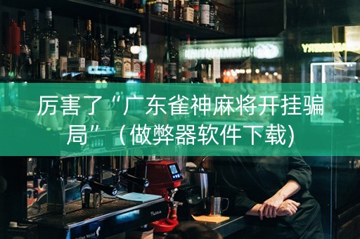 厉害了“广东雀神麻将开挂骗局”（做弊器软件下载)