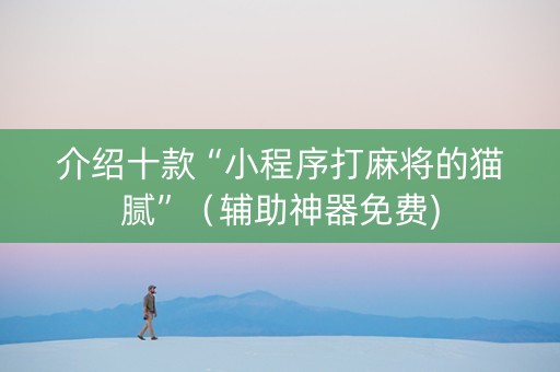 介绍十款“小程序打麻将的猫腻”（辅助神器免费)