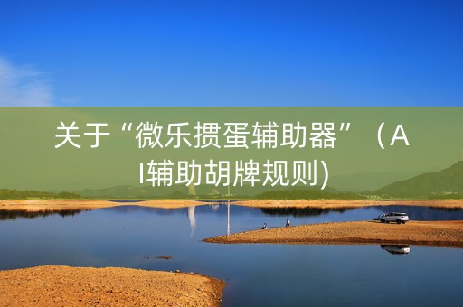 关于“微乐掼蛋辅助器”（AI辅助胡牌规则)