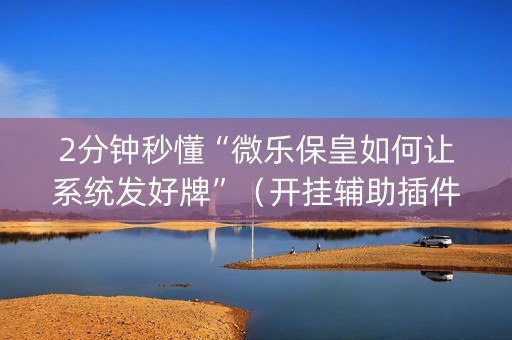 2分钟秒懂“微乐保皇如何让系统发好牌”（开挂辅助插件)