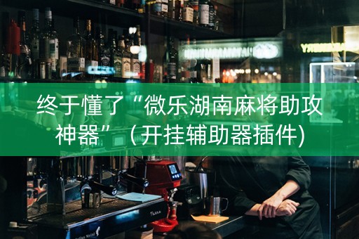 终于懂了“微乐湖南麻将助攻神器”（开挂辅助器插件)