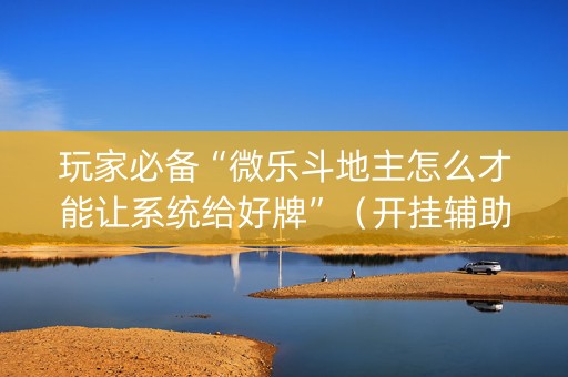 玩家必备“微乐斗地主怎么才能让系统给好牌”（开挂辅助脚本)