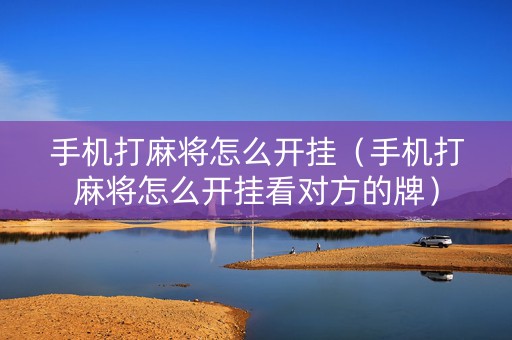 手机打麻将怎么开挂（手机打麻将怎么开挂看对方的牌）