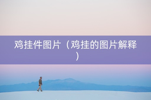 鸡挂件图片（鸡挂的图片解释）