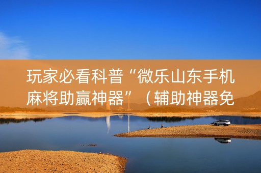 玩家必看科普“微乐山东手机麻将助赢神器”（辅助神器免费)