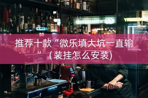 推荐十款“微乐填大坑一直输”（装挂怎么安装)