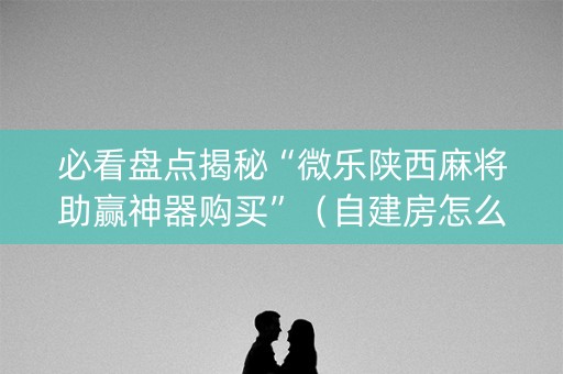 必看盘点揭秘“微乐陕西麻将助赢神器购买”（自建房怎么拿好牌)