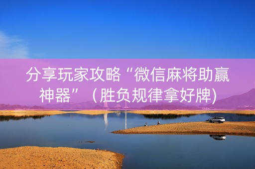 分享玩家攻略“微信麻将助赢神器”（胜负规律拿好牌)