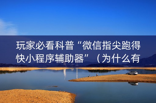 玩家必看科普“微信指尖跑得快小程序辅助器”（为什么有人一直赢)