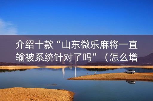 介绍十款“山东微乐麻将一直输被系统针对了吗”（怎么增加胜率)