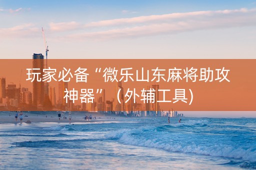玩家必备“微乐山东麻将助攻神器”（外辅工具)