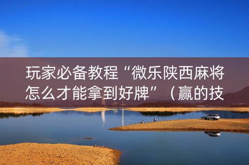 玩家必备教程“微乐陕西麻将怎么才能拿到好牌”（赢的技巧规律)