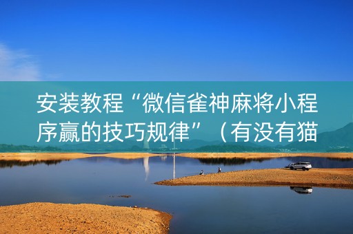 安装教程“微信雀神麻将小程序赢的技巧规律”（有没有猫腻)