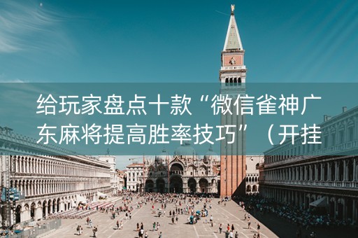 给玩家盘点十款“微信雀神广东麻将提高胜率技巧”（开挂辅助插件)