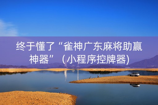 终于懂了“雀神广东麻将助赢神器”（小程序控牌器)